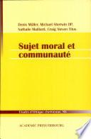 Sujet moral et communauté