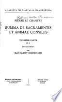 Summa de sacramentis et animae consiliis