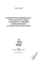 Superstitions médiévales