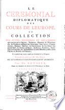 Supplément du Corps universel diplomatique contenant l'Histoire des anciens traitez jusques à Charlemagne