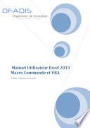 Support de cours Microsoft Excel VBA 2013