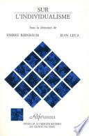 Sur l'individualisme