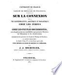 Sur la connexion de la vie contemplative, ascétique et monastique chez les Indous et chez les peuples Bouddhistes