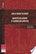 Sur le front du droit