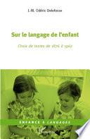 Sur le langage de l'enfant