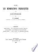 Sur les déformations permanentes et l'hysteresis