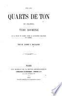 Sur les quarts de ton du graduel Tibi Domine ...