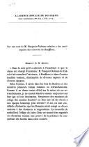 Sur une note de M. Pasquier-Nalinne relative à des antiquités des environs de Bouffiaux