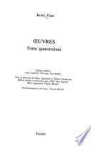 Œuvres: Chroniques, critiques, traités