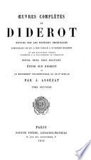 Œuvres complètes de Diderot: Belles-lettres, pt. 6: Póesies diverses. Sciences. Mathématiques. Physiologie