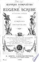 Œuvres complètes de Eugène Scribe: sér. Opéras comiques. 20 v