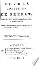 Œuvres complètes de Fréret ...