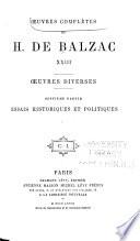 Œuvres complètes de H. de Balzac