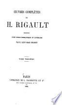 Œuvres complètes de H. Rigault