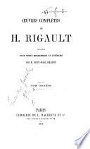 Œuvres complètes de H. Rigault