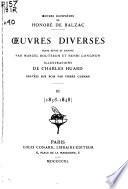 Œuvres complètes de Honoré de Balzac