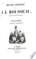 Œuvres complètes de J. J. Rousseau