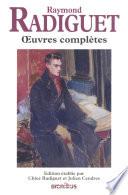 Œuvres complètes de Raymond Radiguet