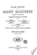 Œuvres complètes de Saint Augustin