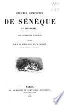 Œuvres complètes de Sénèque le philosophe