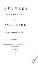 Œuvres complètes de Voltaire