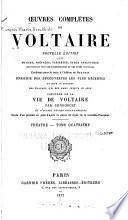 Œuvres complètes de Voltaire: Théâtre. 1877