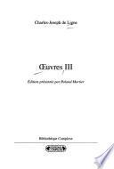 Œuvres: Critique historique. Jardins. Sur le théâtre. Varia