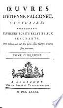 Œuvres d'Étienne Falconet, statuaire