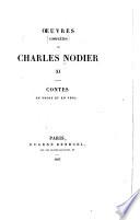 Œuvres de Charles Nodier: Contes