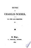 Œuvres de Charles Nodier