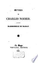 Œuvres de Charles Nodier