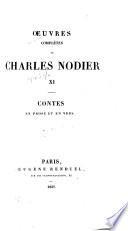 Œuvres de Charles Nodier