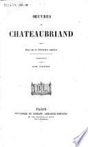 Œuvres de Chateaubriand