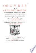 Œuvres de Clement Marot ...