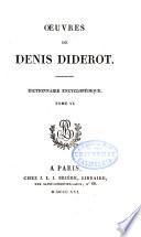Œuvres de Denis Diderot..: Dictionnaire encyclopédique