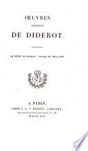 Œuvres de Denis Diderot: Le neveu de Rameau. Voyage de Hollande