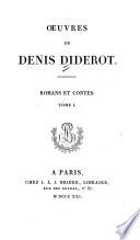 Œuvres de Denis Diderot: Romans et contes