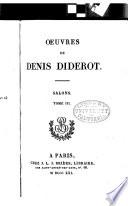 Œuvres de Denis Diderot..: Salons