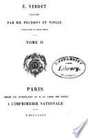 Œuvres de É. Verdet: Théorie mécanique de la chaleur ... pub. par MM. Prudhon et Violle. 1868-72