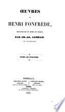 Œuvres de H. Fonfrède recueillies et mises en ordre par C. A. Campan