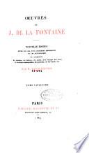Œuvres de J. de La Fontaine: Contes et nouvelles