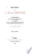 Œuvres de J. de La Fontaine: Lexique de la langue ... avec une introduction grammaticale, par m. Henri Régnier