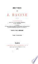 Œuvres de J. Racine: Mithridate. Iphigénie. Phédre. Esther. Athalie. 1929