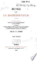 Œuvres de La Rochefoucauld: Table alphabétique