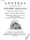 Œuvres de messire Antoine Arnauld