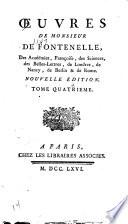 Œuvres de Monsieur de Fontenelle,