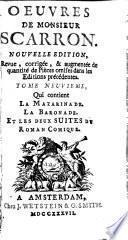 Œuvres de monsieur Scarron