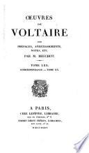 Œuvres de Voltaire, avec préfaces, avertissements, notes, etc. Par M. Beuchot