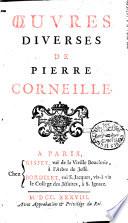 Œuvres diverses de Pierre Corneille