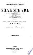 Œuvres dramatiques de Shakspeare